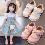 Girls Leather Shoes  Female Treasure Bottom Toddlers Princess Single Shoes - Image 5