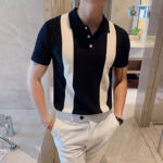 Summer Sportsman Short-sleeved Knitted Casual POLO Shirt - Image 5