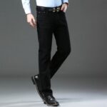 Straight Stretch Comfortable Trousers Mid-high Waist Pants - Image 4