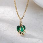 Diamond Castle Necklace Zircon Crystal Heart-shaped Female Pendant - Image 6