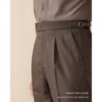 High Waist Suit Pants Men's Spring And Summer Straight - Image 6