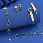 Lucky Five Petal Flower Five Leaves Flower Set - Image 9