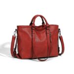 Soft Leather Large Capacity Totes One-shoulder Portable - Image 8