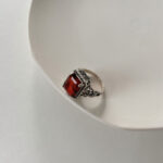 Ancient Silver Ruby Ring - Image 5