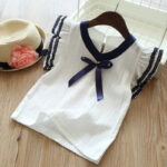 Girls' Suit Children's Clothing Summer Children Ruffled Short Sleeves - Image 7