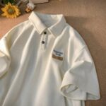 American Retro Polo Shirt Men's Short Sleeve - Image 8