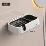 Soap Dish Punch-free Wall-mounted Double Layer - Image 4