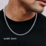 Necklace Chain Luxury Men Boy Jewelry Elegant Gold Color - Image 4
