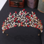 Vintage Rhinestone Headdress Crown Alloy Hair Accessories Stage Party Accessories - Image 10