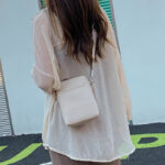Solid Color Simple Mobile Phone Bags Small Crossbody Shoulder Bag For Women - Image 6